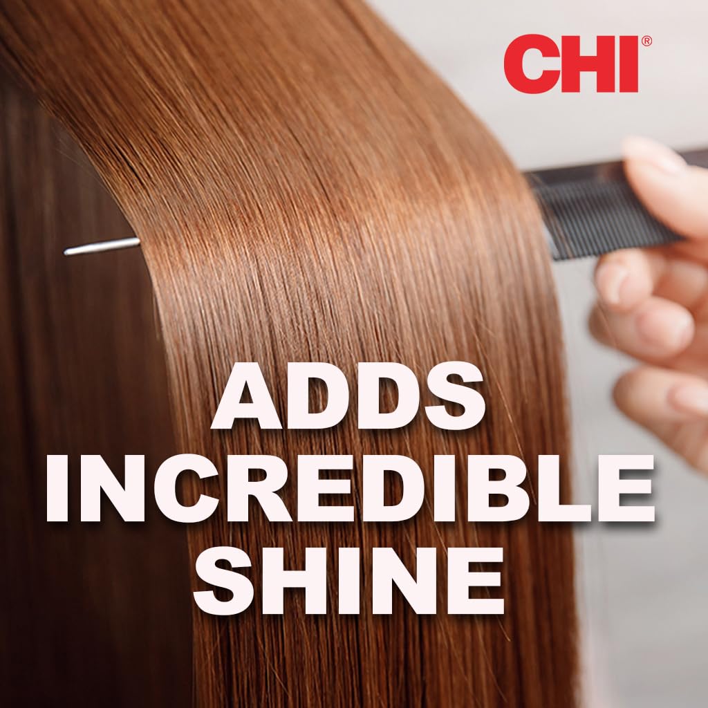 CHI in-hand application smoothing hair for frizz control