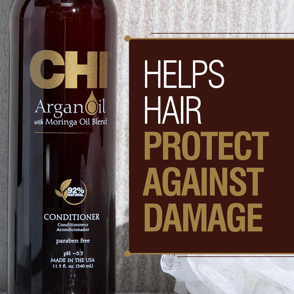 CHI creamy conditioner texture demonstrating smooth, spreadable formula