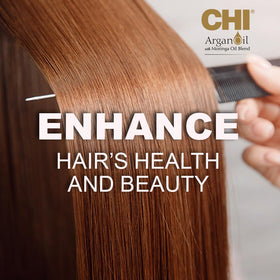 CHI shampoo texture close-up highlighting hydrating lather and smoothing benefit