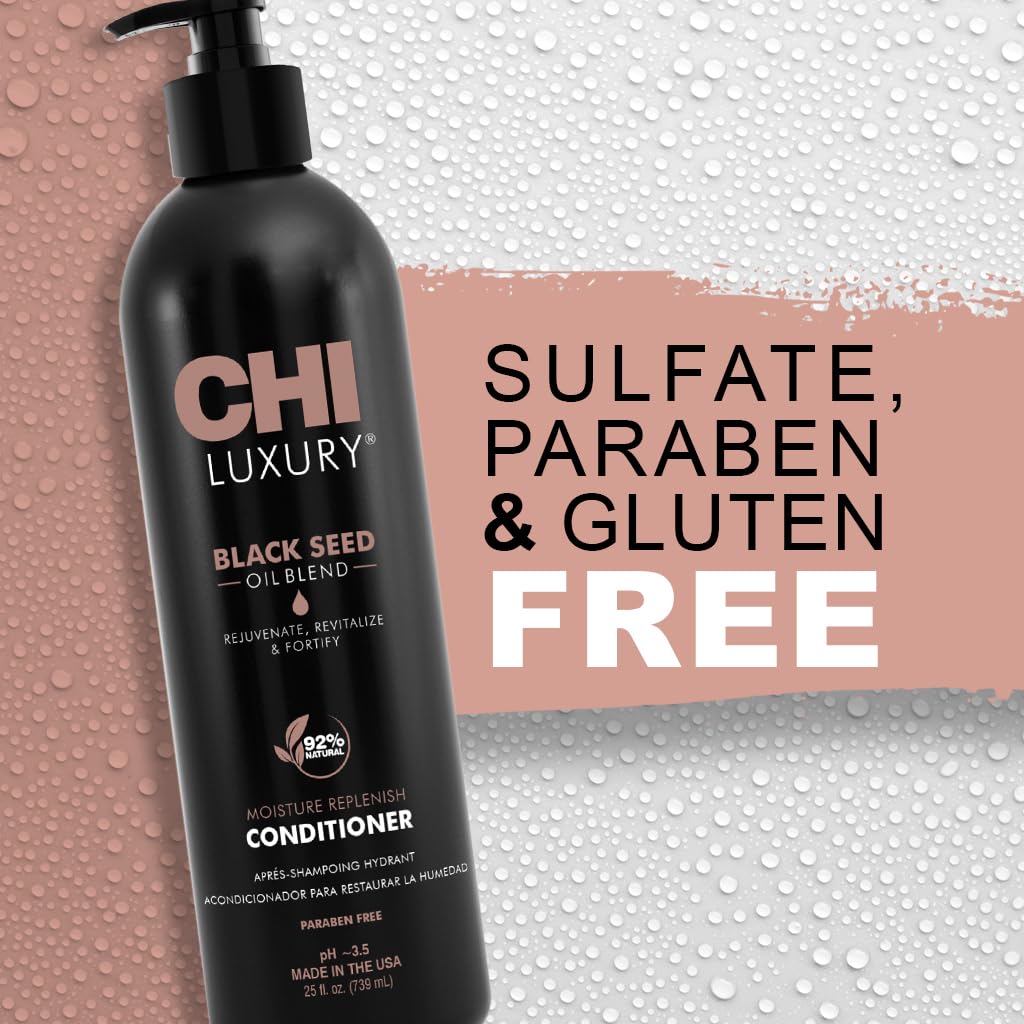 CHI conditioner in bathroom lifestyle setup illustrating salon-quality home use