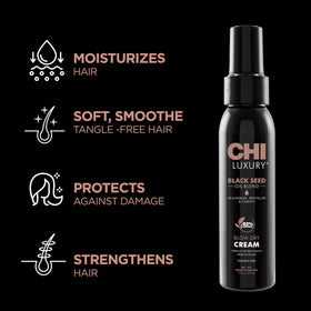 CHI cream texture close-up highlighting lightweight, silky consistency