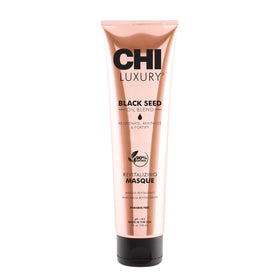 CHI masque front packaging showing jar and brand for clear product ID and appeal