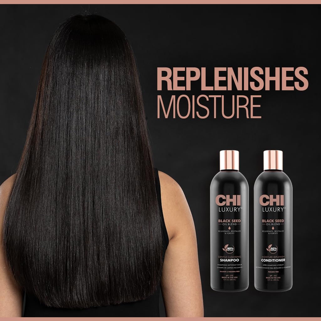CHI conditioner cream texture close-up highlighting hydration and detangling benefit