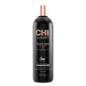CHI front packaging showing 12 oz bottle, clear brand hydration benefit