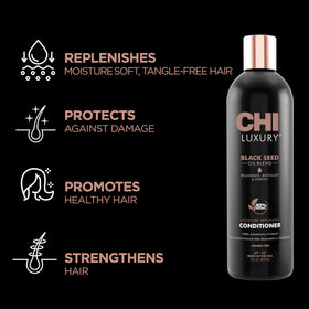 CHI applied to wet hair in shower, detangling and moisture benefit