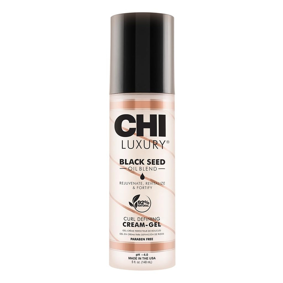 CHI front packaging showing jar and product benefit of curl control