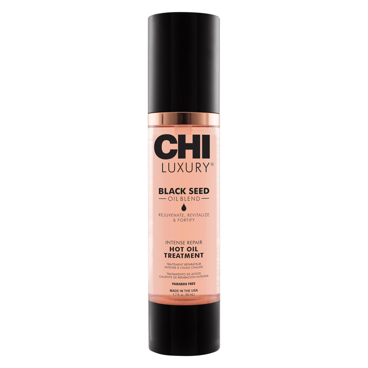 CHI front packaging showing bottle and label for easy identification and trust