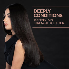 CHI styled hair after blow-dry demonstrating shine and frizz control