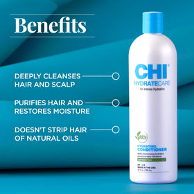 CHI CleanCare pump top close-up for easy dispensing benefit