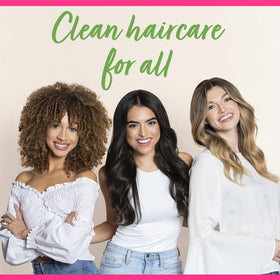 CHI ingredient list close-up highlighting natural-derived components for moisture and color care