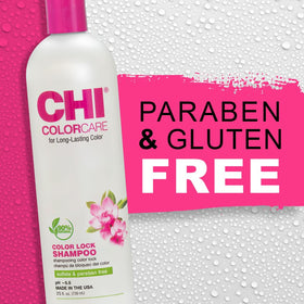 CHI shampoo lather texture close-up illustrating gentle foam and hydrating finish