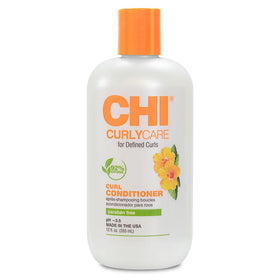 CHI CurlyCare front packaging showing 12 oz bottle and benefits