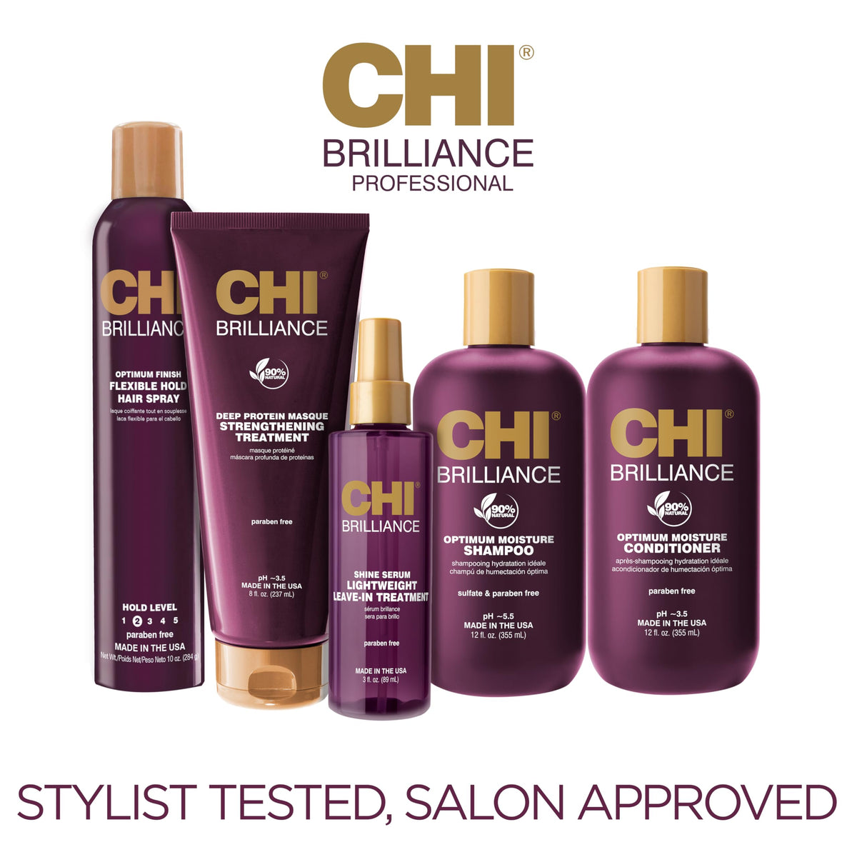 CHI 32 oz conditioner next to common bottle for scale and value