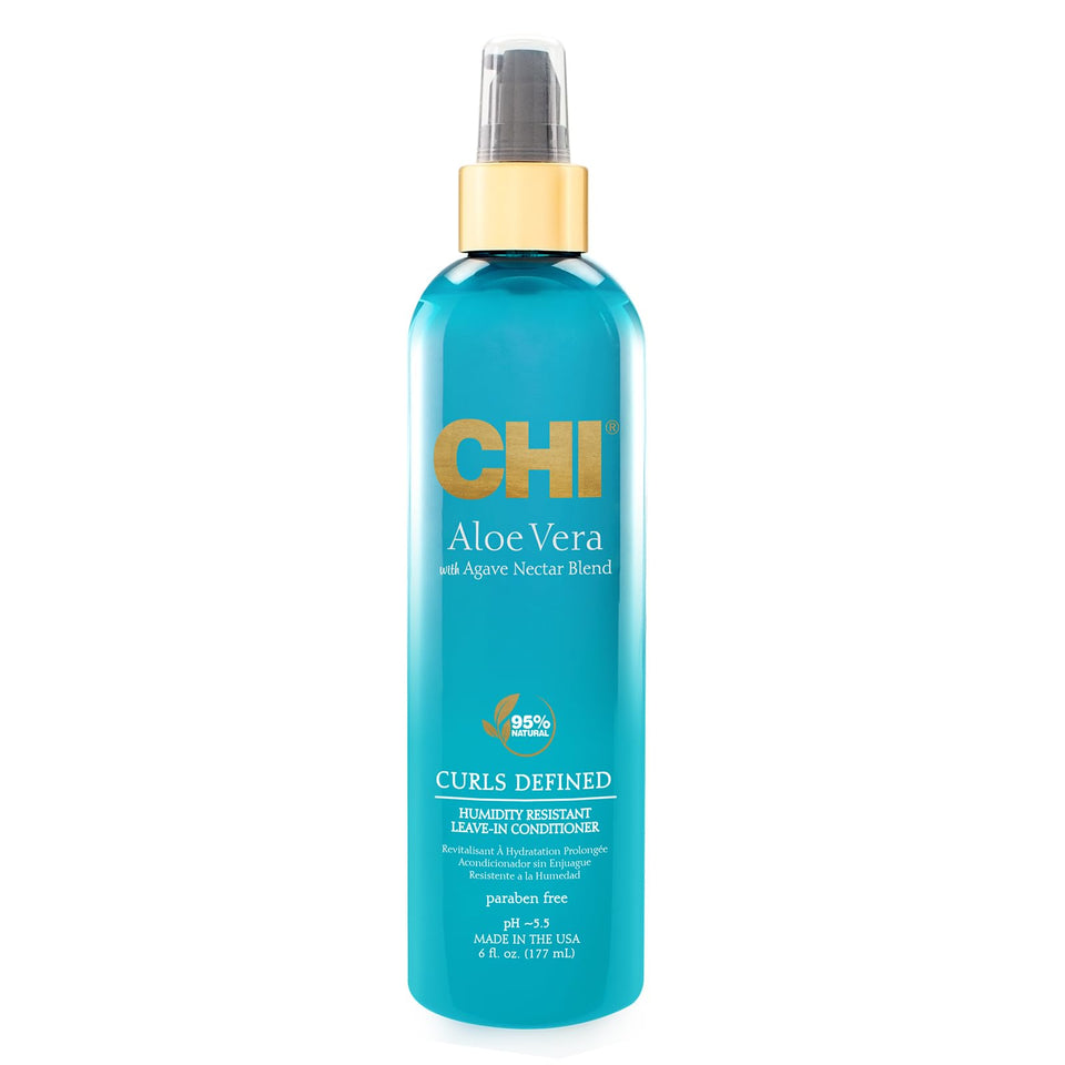 CHI front packaging of 6 oz leave-in conditioner showing product benefit