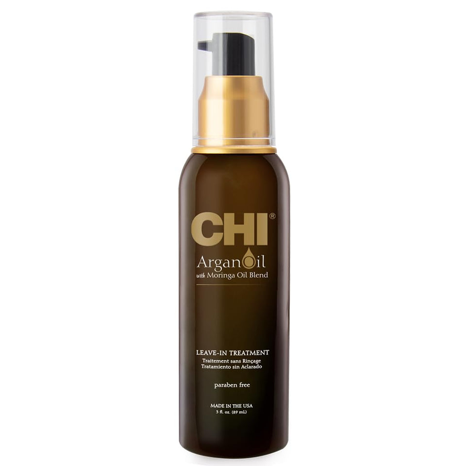 CHI front bottle displaying label and shine benefit