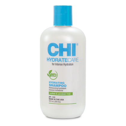 CHI HydrateCare front bottle showing label and 12 oz size for clear product identification and trust