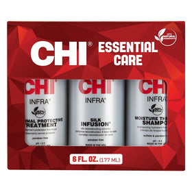 CHI Infra Shampoo label close-up highlighting formulation details