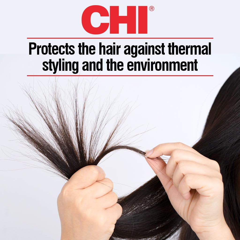 CHI close-up of silky serum texture, highlights smooth absorption