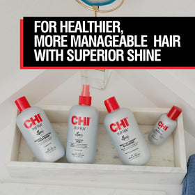 CHI Infra Treatment creamy texture displaying strengthening benefits