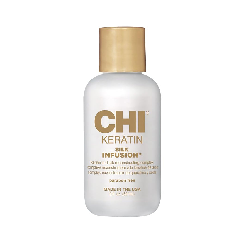 CHI front packaging showing 2 fl oz bottle and benefits