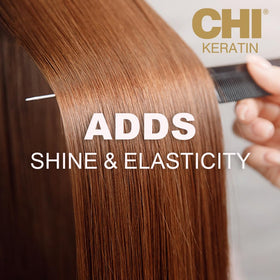 CHI serum texture closeup showing lightweight silky finish