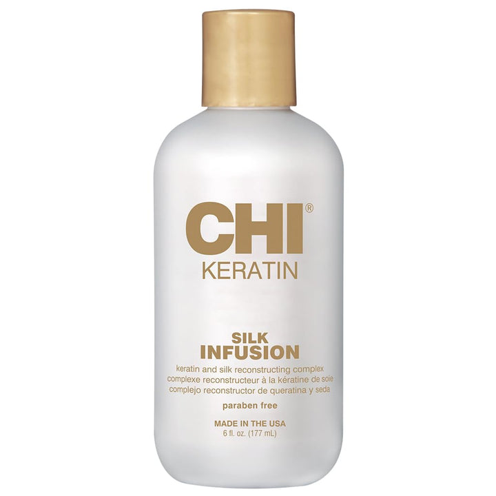 CHI bottle front packaging showing label and serum benefits