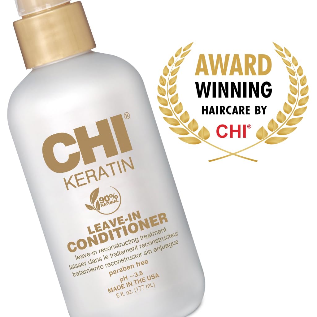 CHI bottle held in hand to show 6 oz size and travel-friendly convenience
