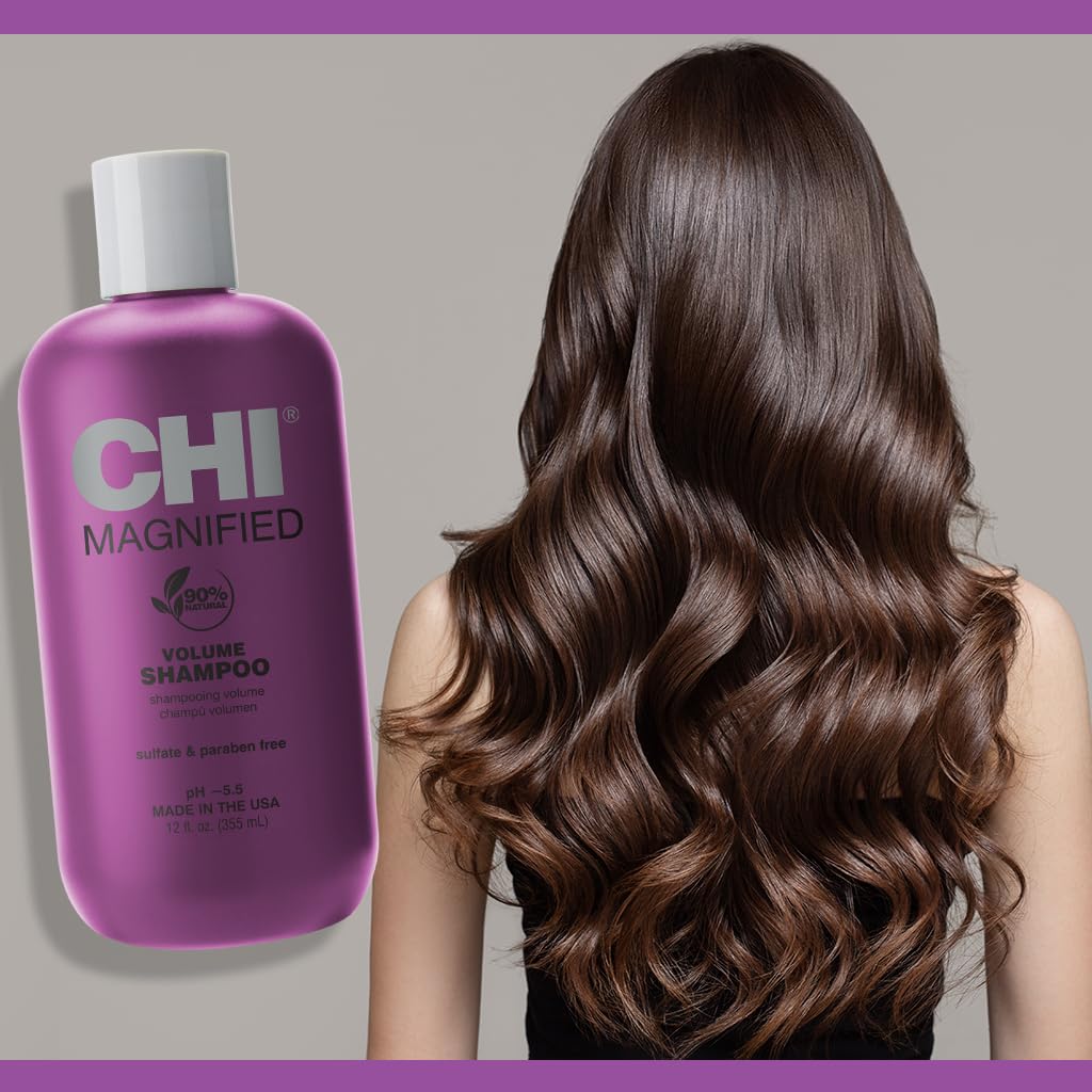 CHI bottle on bathroom shelf styled for daily use showing easy integrate into routine