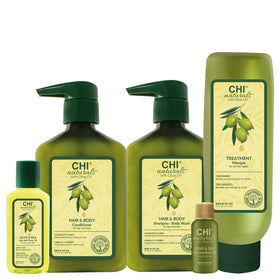 CHI in-shower use showing hair and body lather for dual-use convenience