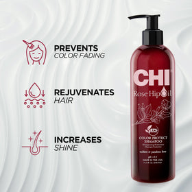 CHI foam texture close-up demonstrating gentle, rich lather