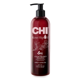 CHI bottle front view showing product and vibrant color protection