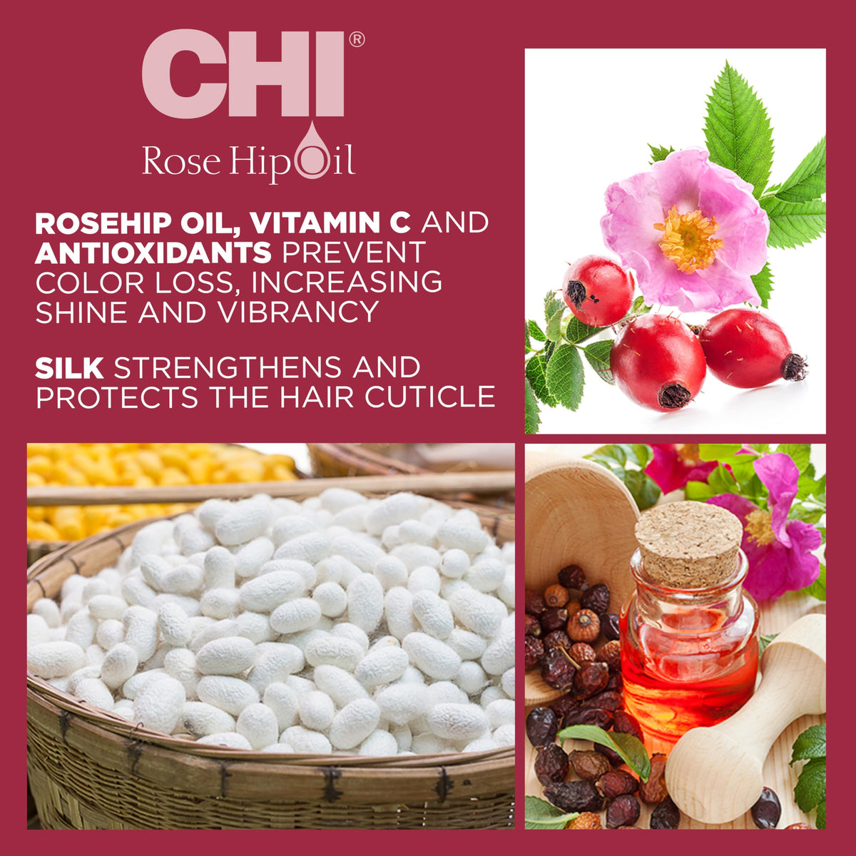 CHI shampoo being poured into hand to show easy application