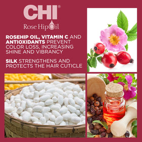 CHI shampoo being poured into hand to show easy application