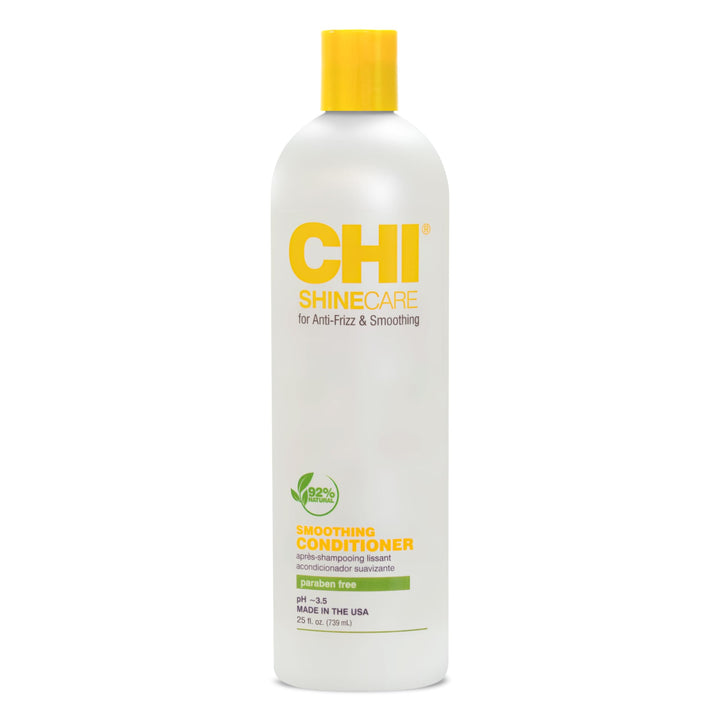 CHI ShineCare front label showing product and benefits