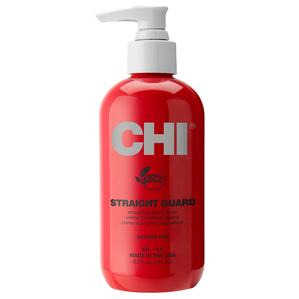 CHI Straight Guard front packaging showing bottle and label benefits