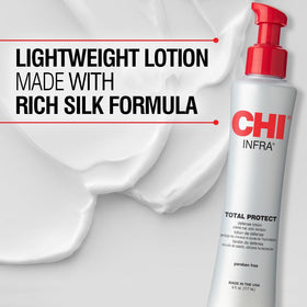 CHI bottle pump dispensing lightweight lotion for easy use