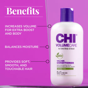 CHI VolumeCare creamy texture close-up highlighting lightweight hydration