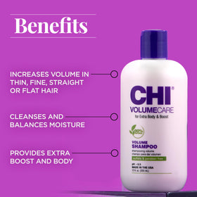 CHI shampoo gel texture close-up demonstrating lightweight, non-greasy consistency