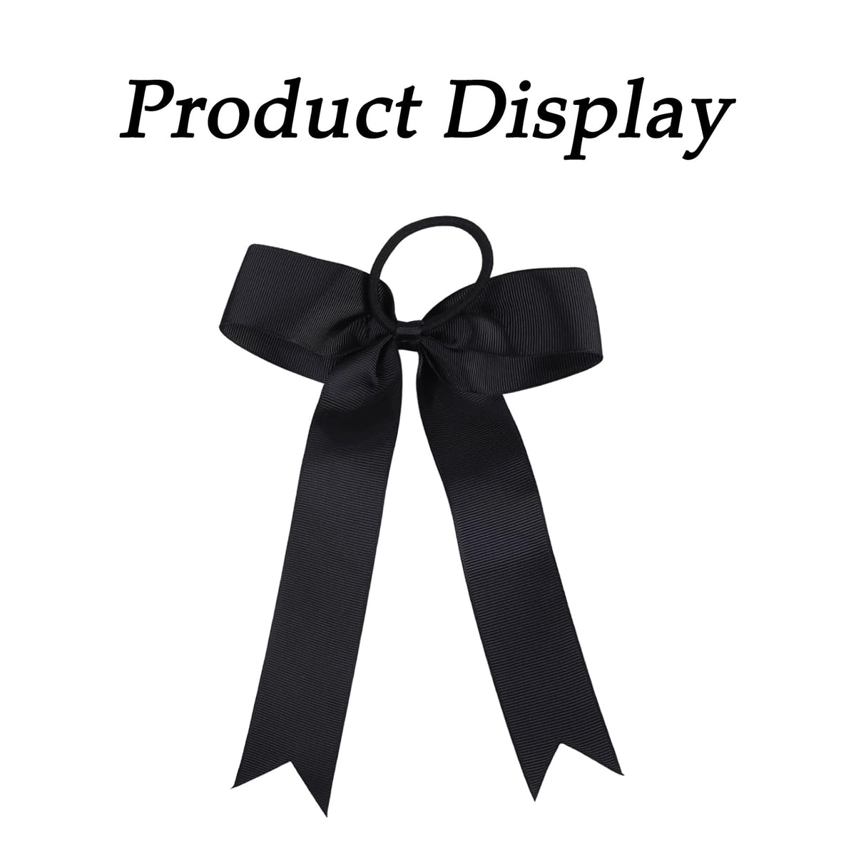 chiduerm bow worn in ponytail demonstrating secure hold and performance benefit