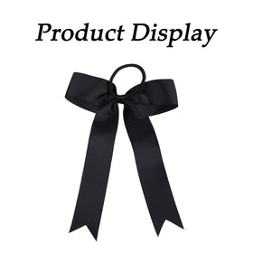chiduerm bow worn in ponytail demonstrating secure hold and performance benefit