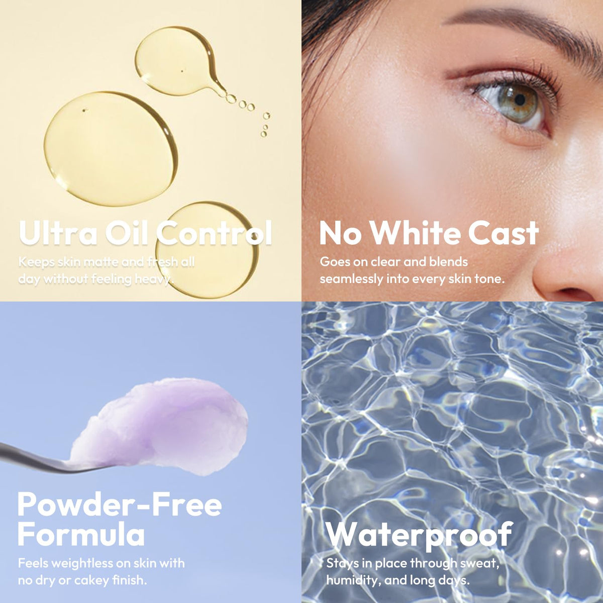 Chillab powder texture macro highlighting micronized silica for oil control