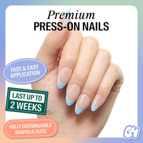 Close-up of Chillhouse Almond-shaped tips highlighting smooth edges for comfortable wear