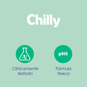 Chilly 250ml next to common items showing size and travel-friendly volume