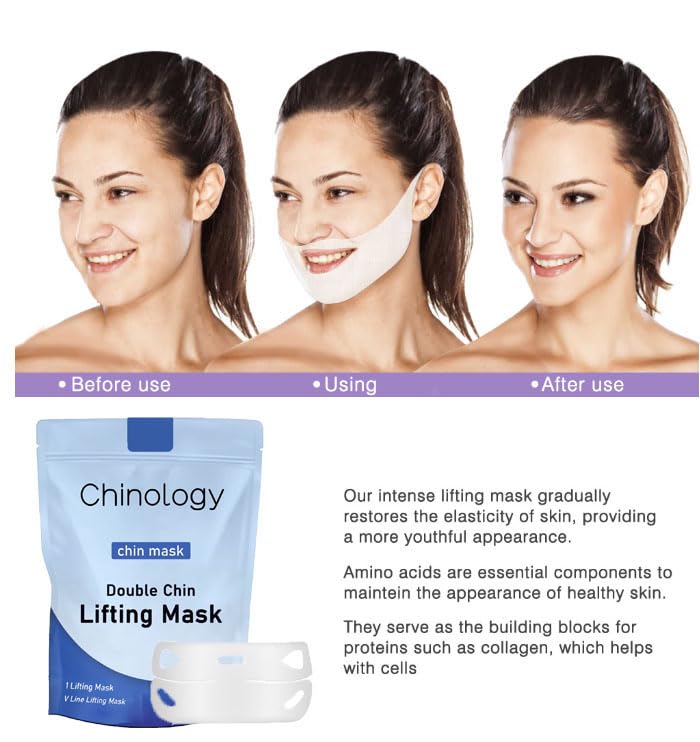 Chinology mask close-up showing serum texture and nourishing botanicals