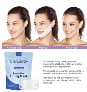 Chinology mask close-up showing serum texture and nourishing botanicals