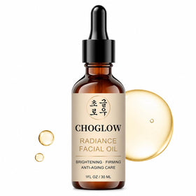 Choglow front packaging showing bottle and label, highlights clean design and benefits