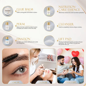 Choido brow lamination before and after showing natural enhancement
