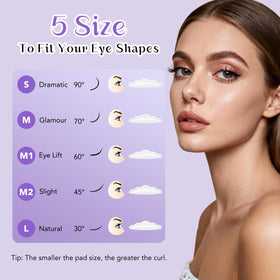 Choido close-up of curled lash texture demonstrating definition