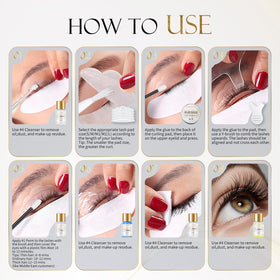 Choido nourishing serum texture applied to lashes for conditioning