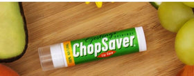 ChopSaver label close-up showing made in USA and clean ingredients